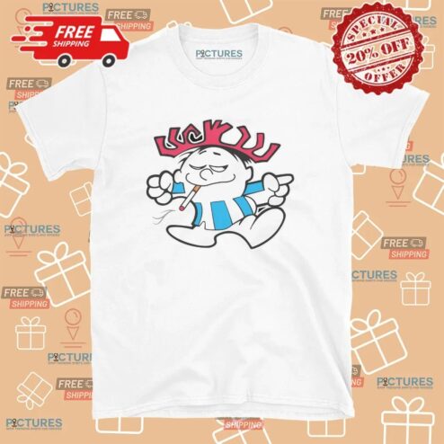 Hawaiian Punch Guy Somking Cigarettes T Shirt