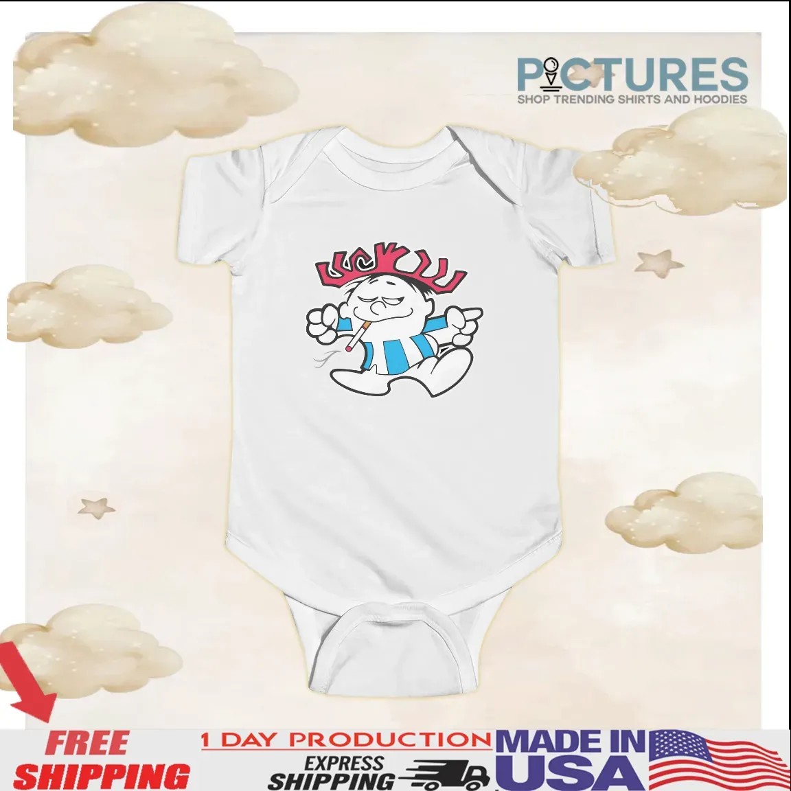 Hawaiian Punch Guy Somking Cigarettes T Shirt Hawaiian Punch Guy Somking Cigarettes T Shirt