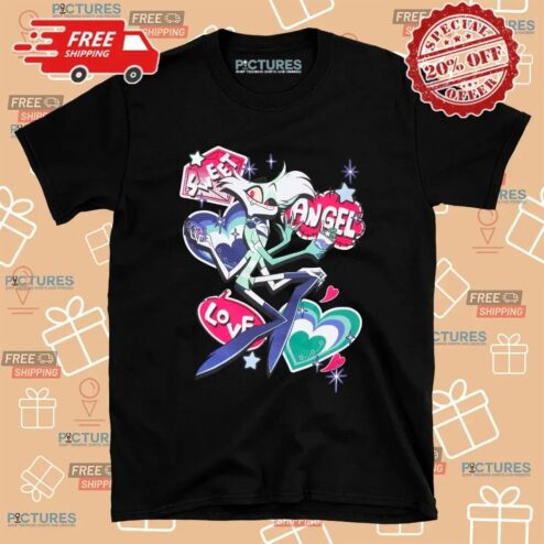 Hazbin Hotel Angel Dust Pride Sweet Angel Love T Shirt