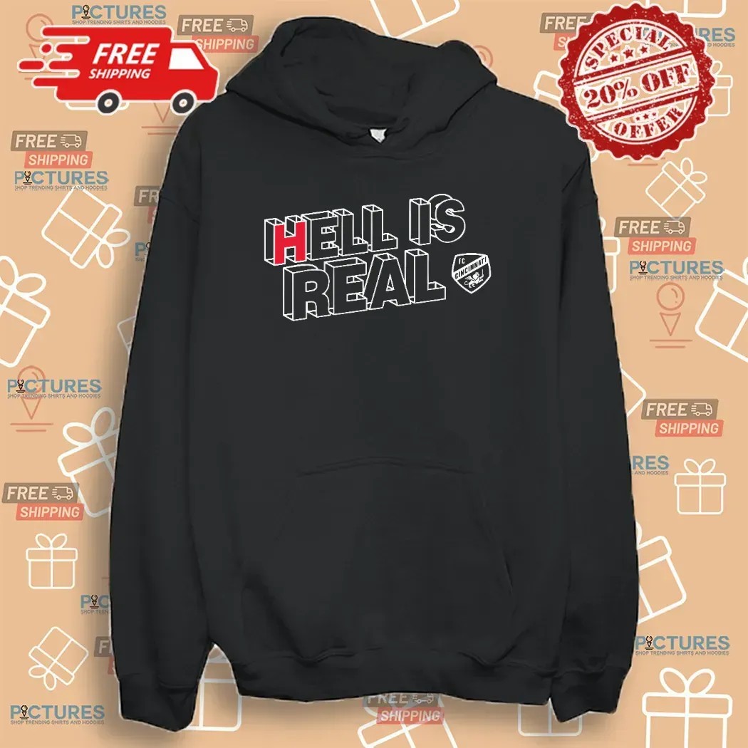 Hell Is Real Coordinates Cincinnati Columbus T Shirt