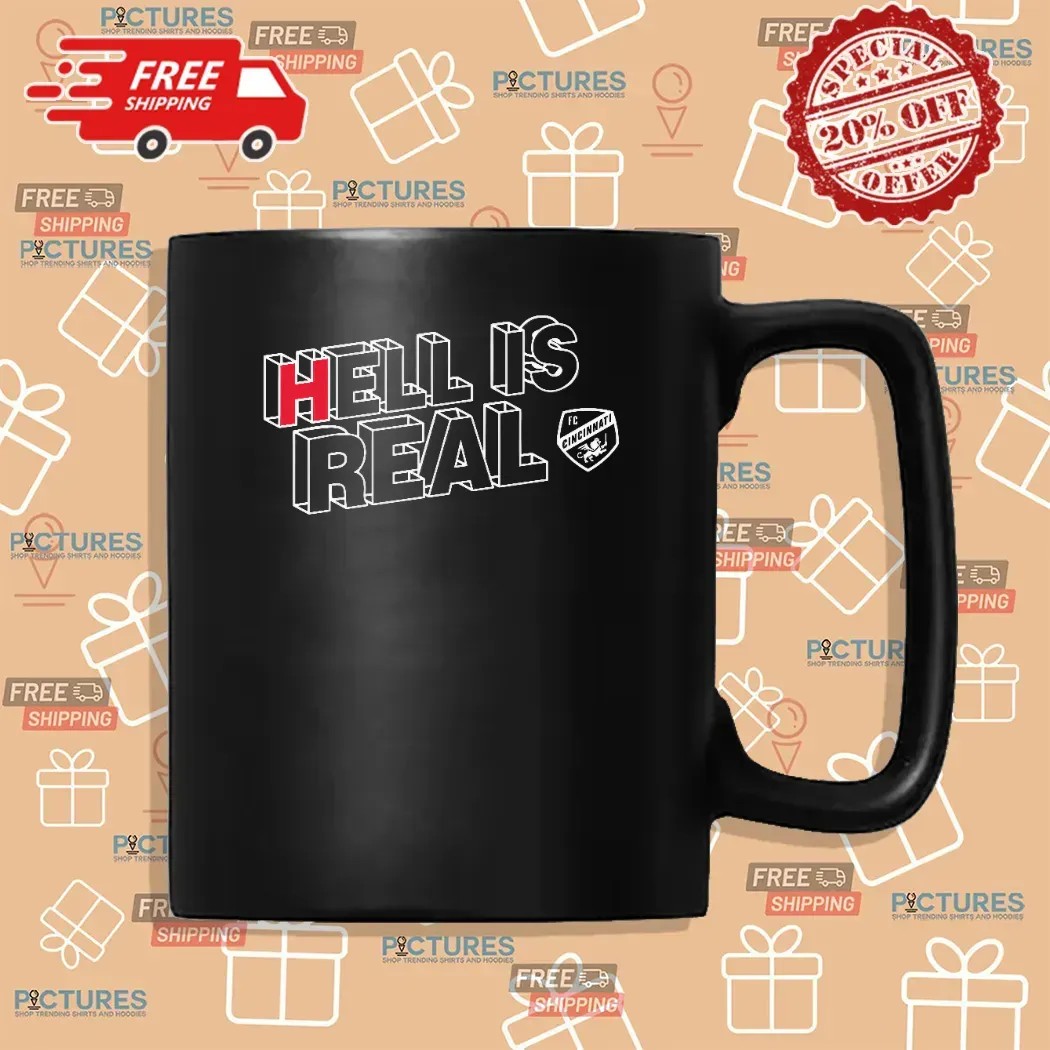 Hell Is Real Coordinates Cincinnati Columbus T Shirt
