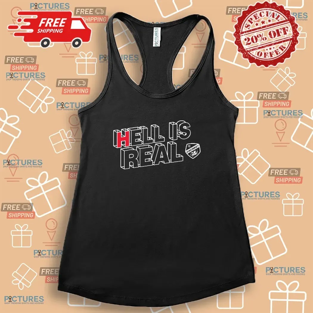 Hell Is Real Coordinates Cincinnati Columbus T Shirt