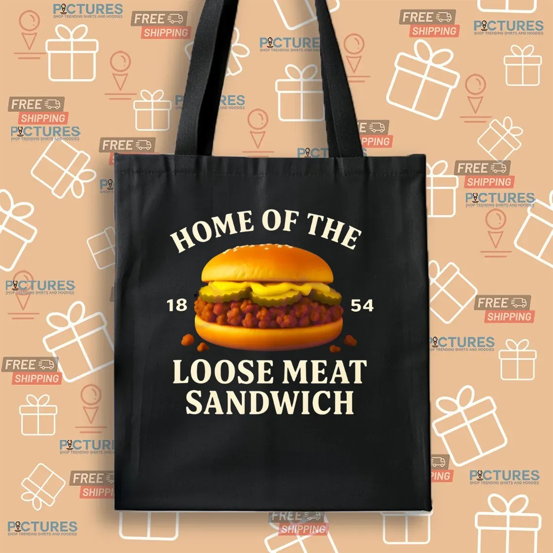 Home Of The Loose Meat Sandwich 1854 Skippers Loose Meat T Shirt