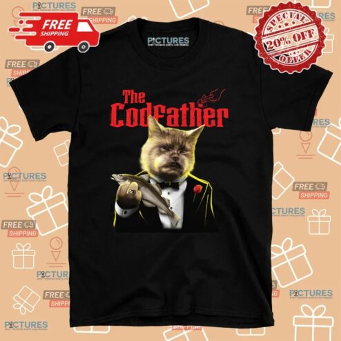 Horror Cats The Codfather T Shirt