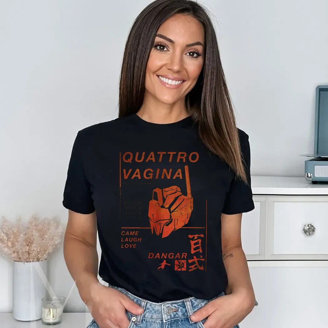 Hyaku Shiki Quattro Vagina Souls Weighed Down Deez Nuts Gundam T Shirt