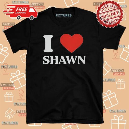 I Love Shawn Mendes Singer T Shirt