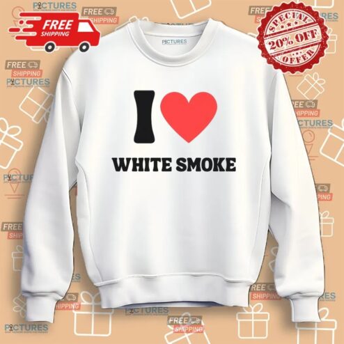 I Love White Smoke Catholic Church Conclave Shirt