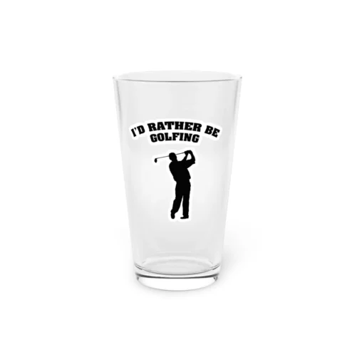 I'd Rather Be Golfing Father's Day Pint Beer Glass