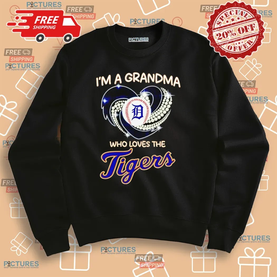I’m A Grandma Who Loves The Detroit Tigers Diamond Logo 2025 Custom Shirt