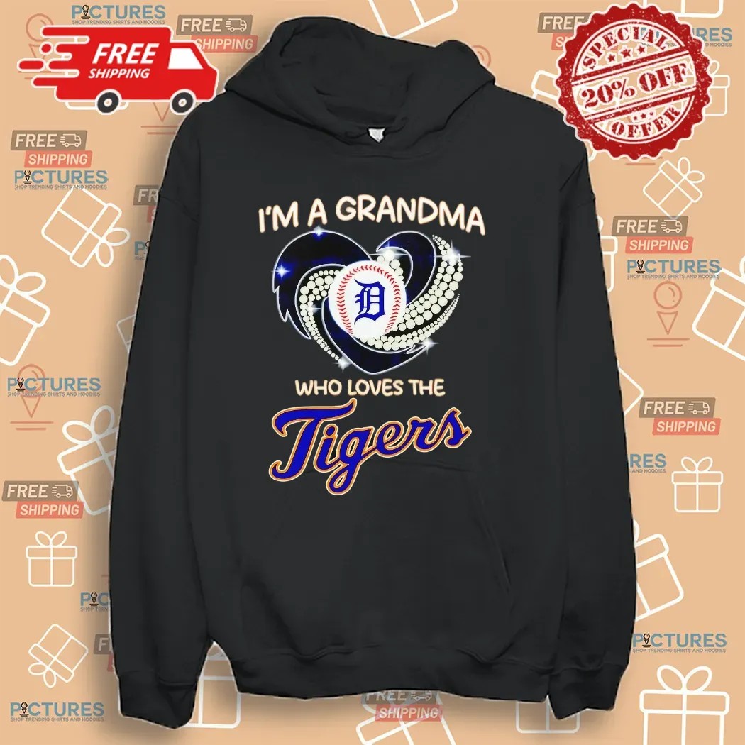 I’m A Grandma Who Loves The Detroit Tigers Diamond Logo 2025 Custom Shirt