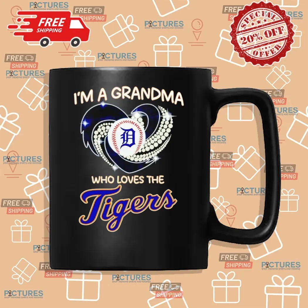 I’m A Grandma Who Loves The Detroit Tigers Diamond Logo 2025 Custom Shirt