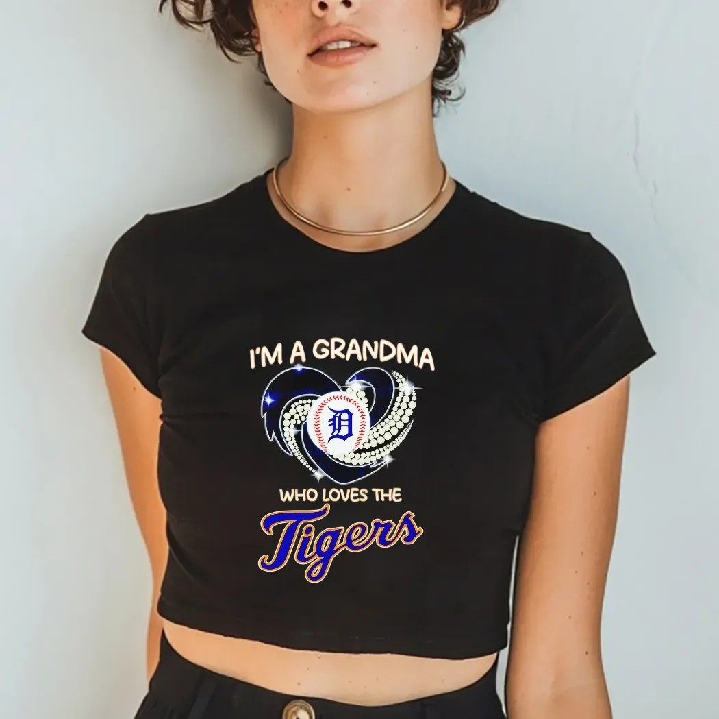 I’m A Grandma Who Loves The Detroit Tigers Diamond Logo 2025 Custom Shirt