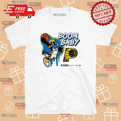 Indiana Pacers Basketball Boomer Boom Baby  2025 NBA Playoffs T Shirt