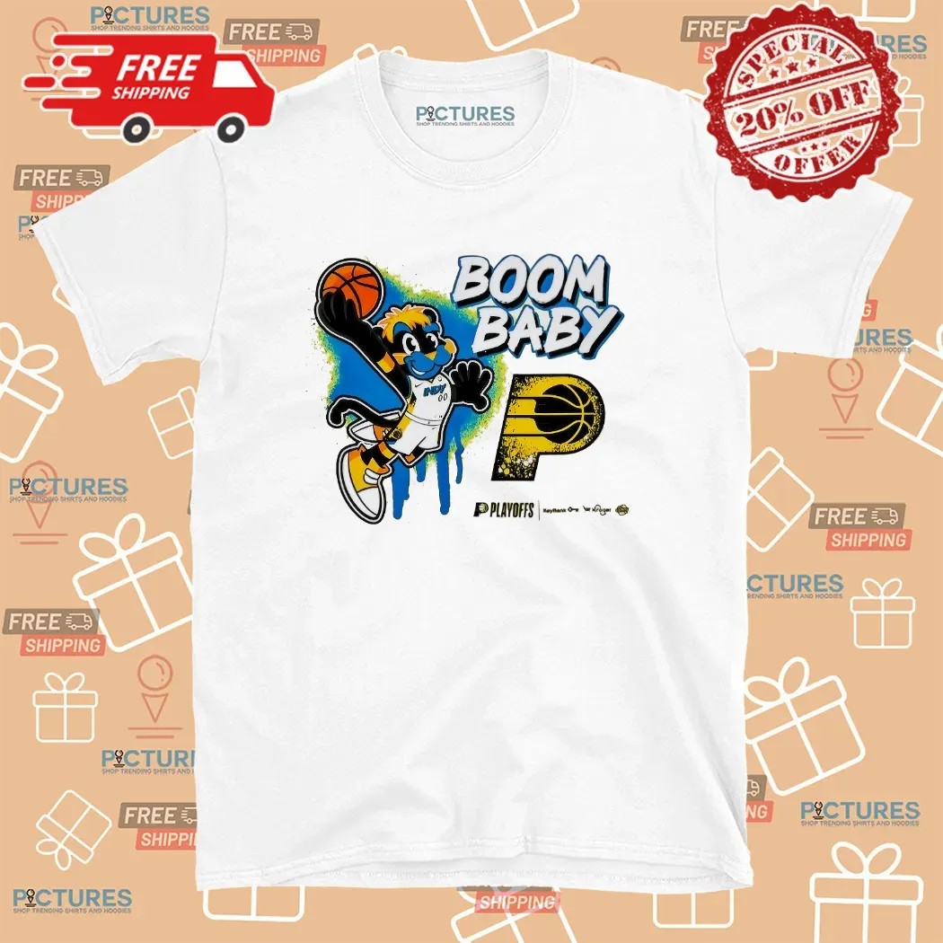Indiana Pacers Basketball Boomer Boom Baby 2025 NBA Playoffs T Shirt