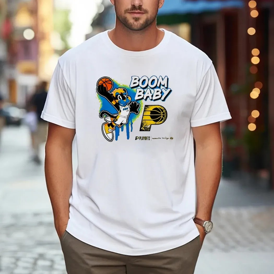 Indiana Pacers Basketball Boomer Boom Baby 2025 NBA Playoffs T Shirt