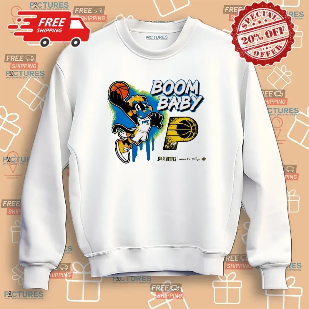 Indiana Pacers Basketball Boomer Boom Baby 2025 NBA Playoffs T Shirt