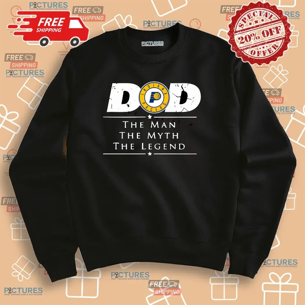 Indiana Pacers Basketball Dad The Man The Myth The Legend Basketball Father's Day T Shirt Indiana Pacers Basketball Dad The Man The Myth The Legend Basketball Father's Day T Shirt