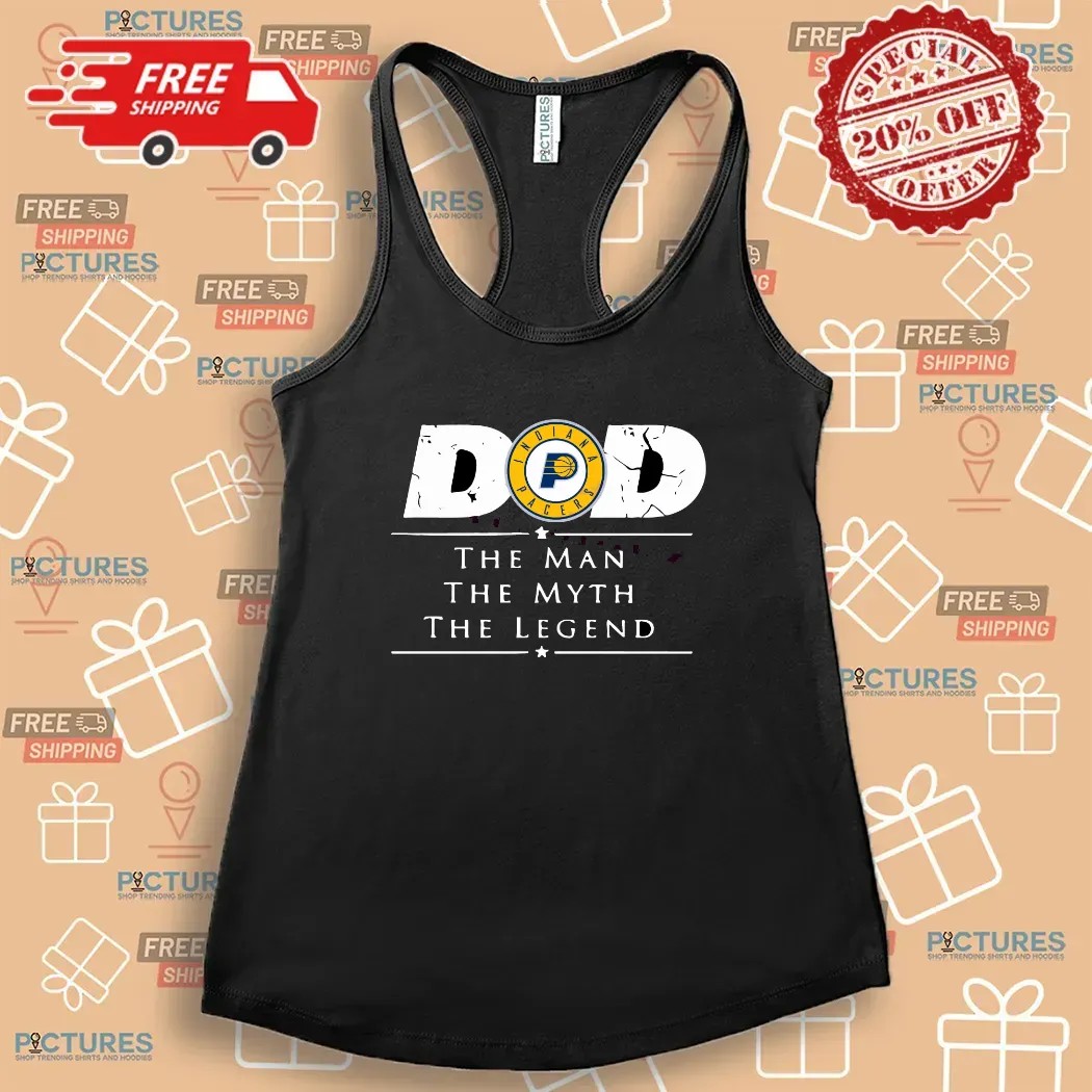 Indiana Pacers Basketball Dad The Man The Myth The Legend Basketball Father's Day T Shirt Indiana Pacers Basketball Dad The Man The Myth The Legend Basketball Father's Day T Shirt