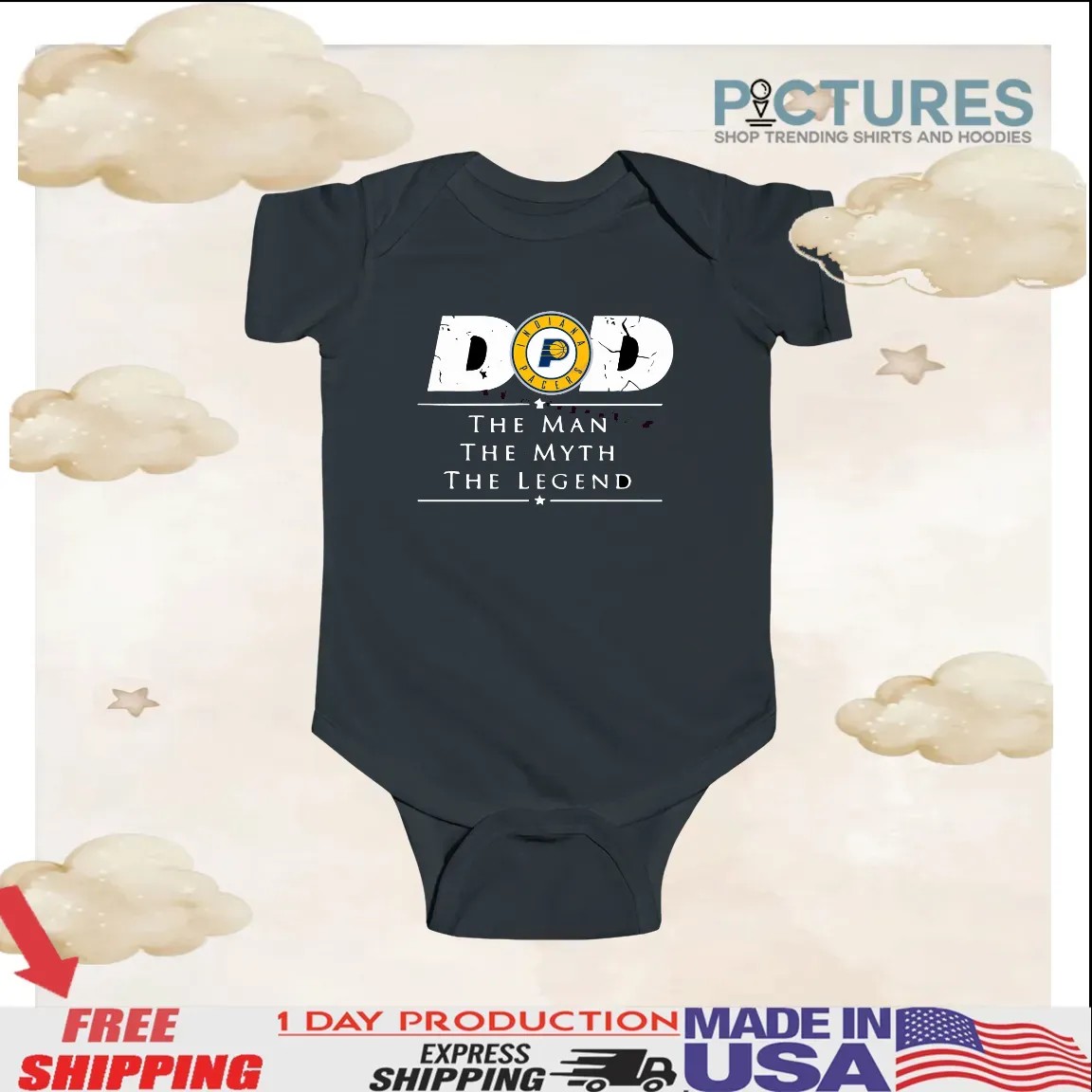 Indiana Pacers Basketball Dad The Man The Myth The Legend Basketball Father's Day T Shirt Indiana Pacers Basketball Dad The Man The Myth The Legend Basketball Father's Day T Shirt