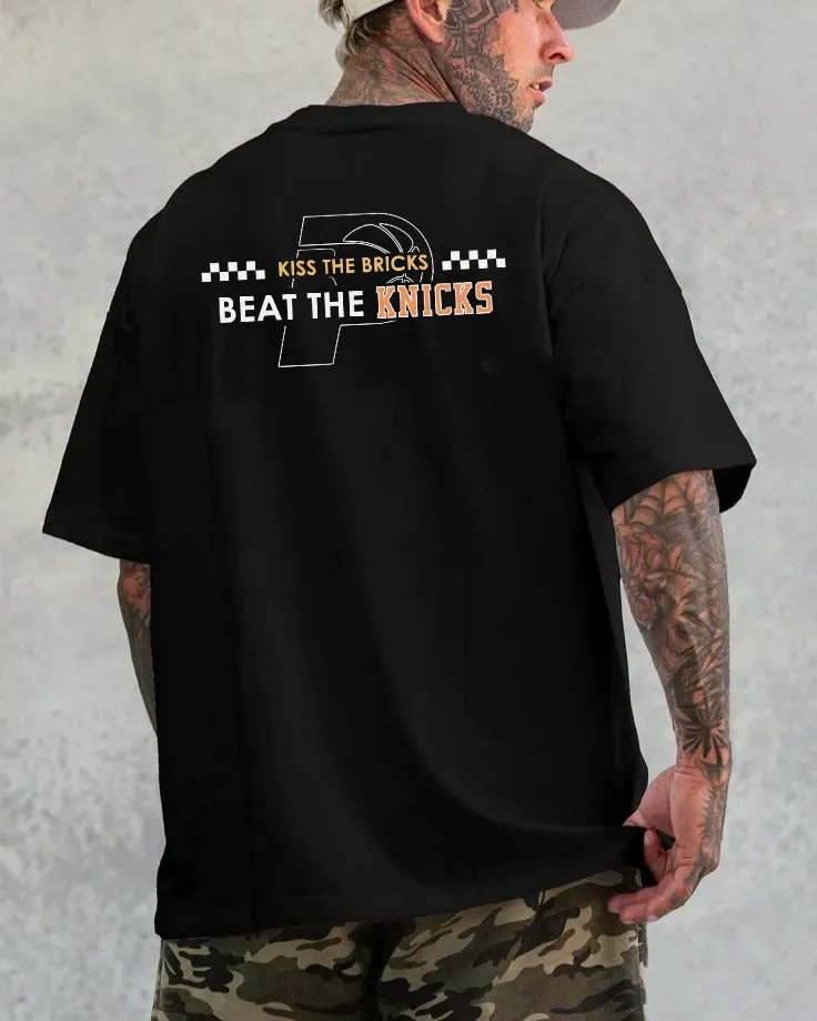 Indiana Pacers Playoffs Kiss The Bricks Best The Knicks Nba Eastern Conference T Shirt 1 Picturestees Customized Gifts