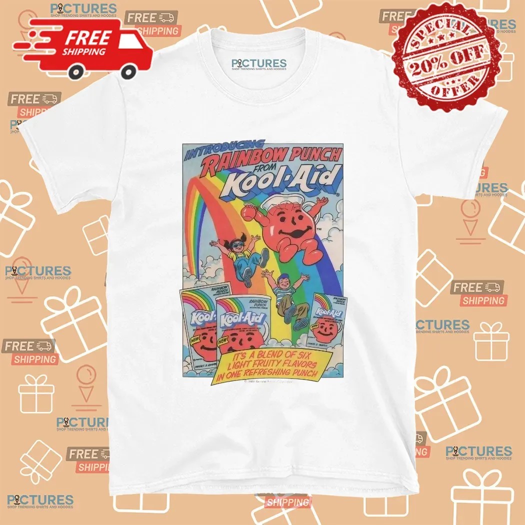 Introducing Rainbow Punch From Kool Aid 84 Style Vintage T Shirt
