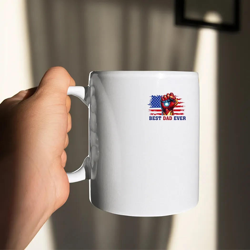 Ironman Avengers Best Dad Ever Personalized Name Matching Father's Day T Shirt