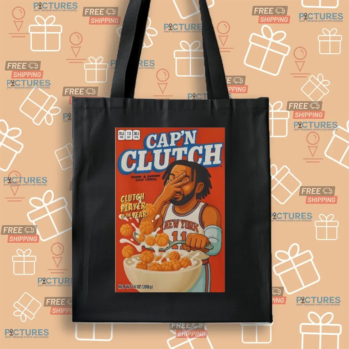 Jalen Brunson Knicks Captain Cap'n Clutch Player Of The Year T Shirt