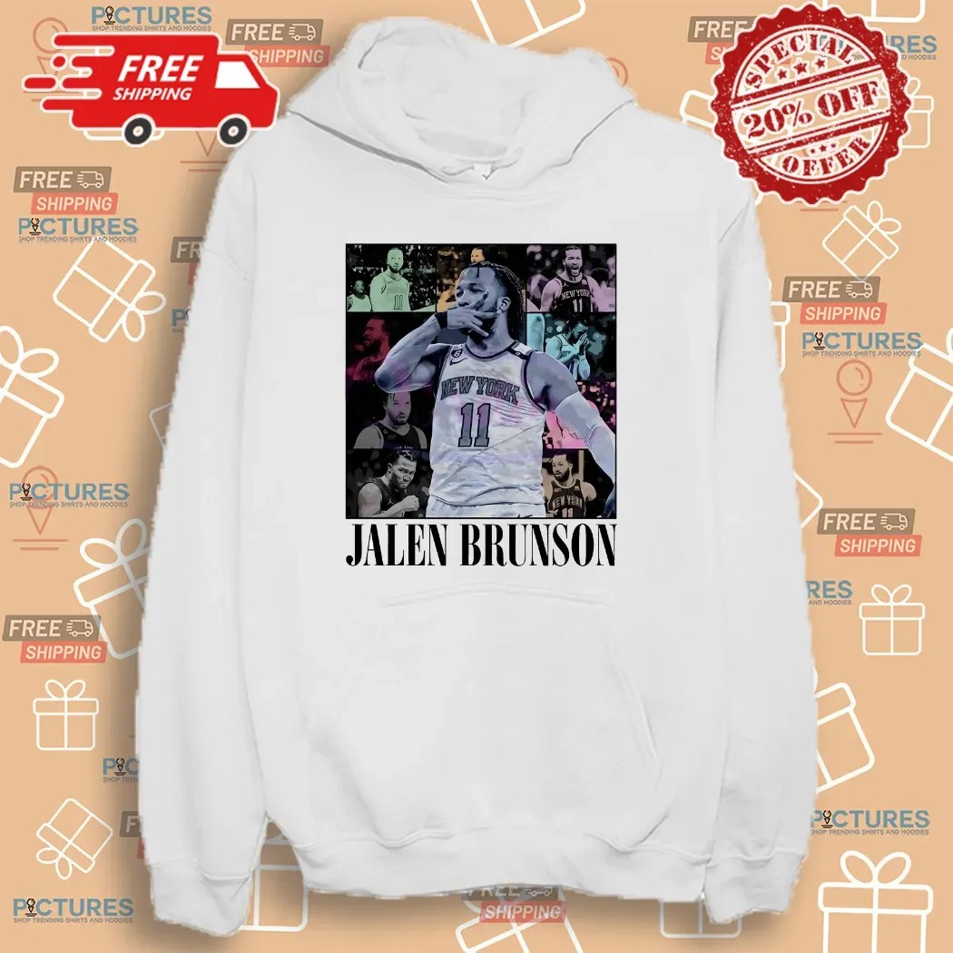 Jalen Brunson New York Basketball The Eras Vintage Bootleg 90s T Shirt