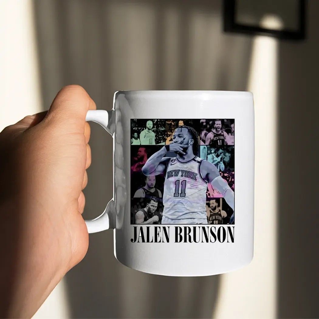 Jalen Brunson New York Basketball The Eras Vintage Bootleg 90s T Shirt