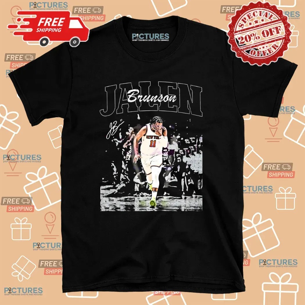Jalen Brunson New York Knicks Basketball NBA Playoffs 2025 Vintage T Shirt