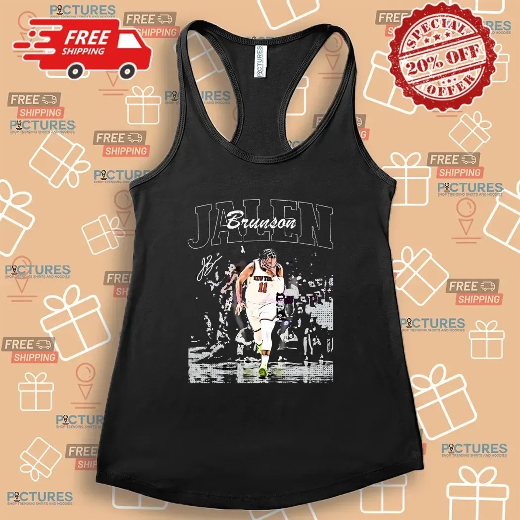 Jalen Brunson New York Knicks Basketball NBA Playoffs 2025 Vintage T Shirt