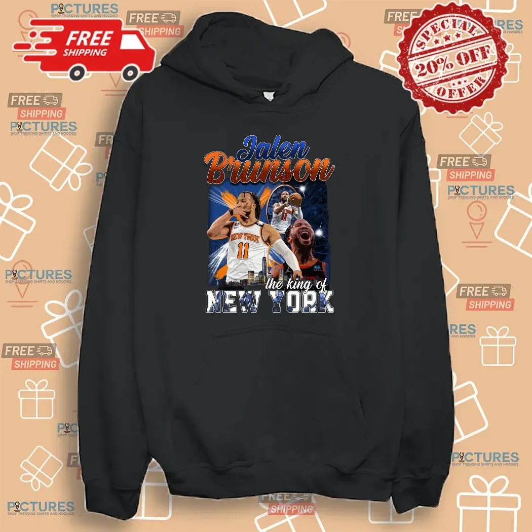 Jalen Brunson The King Of New York Knicks 2025 Basketball Champs Vintage Bootleg T Shirt