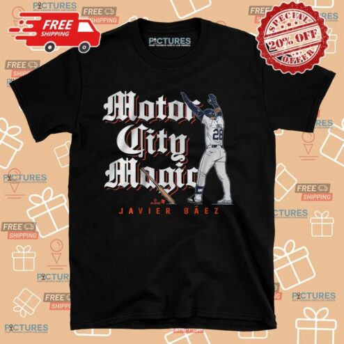 Javier Báez Detroit Tigers Motor City Magic T Shirt