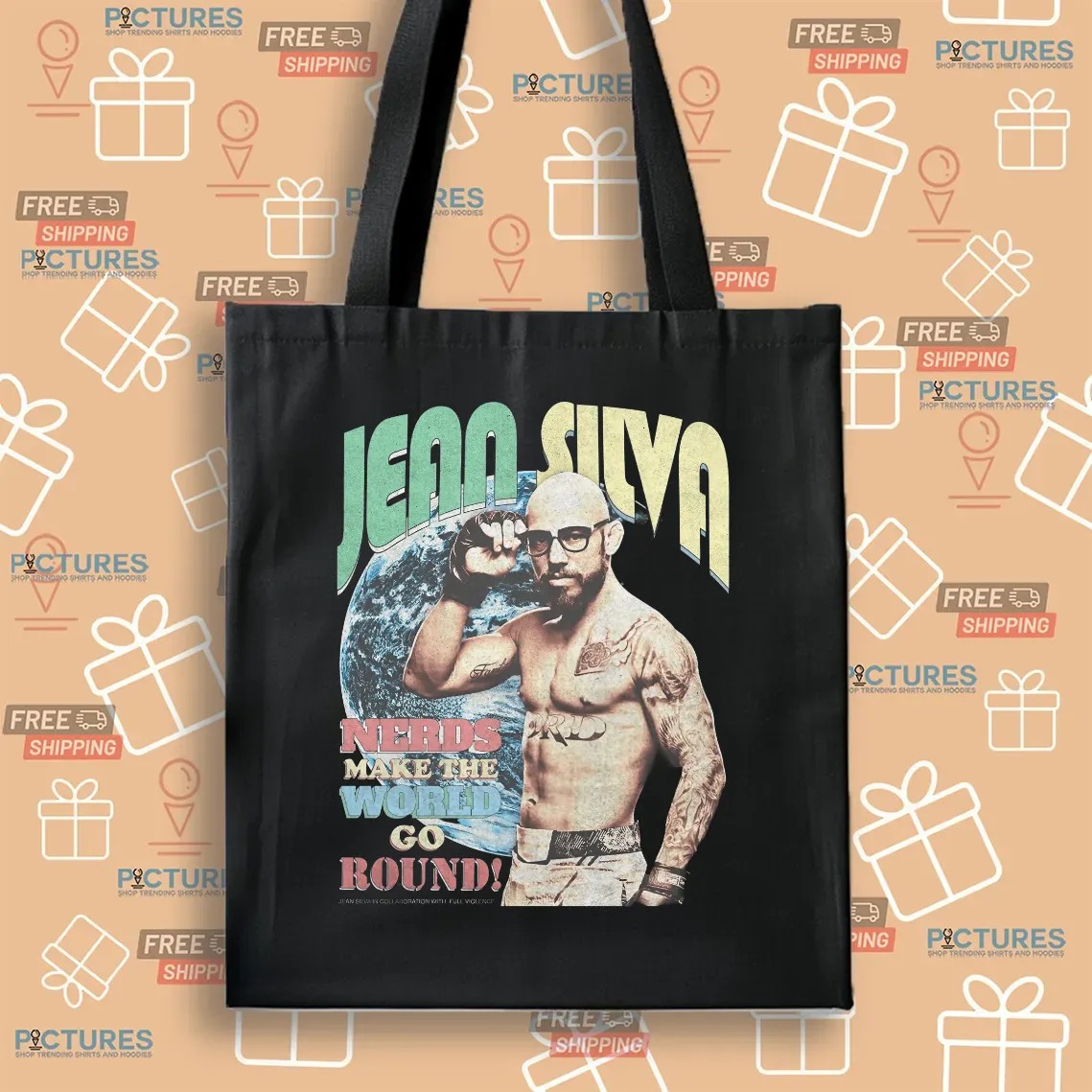 Jean Silva Globe Nerds Make The World Go Round Vintage T Shirt