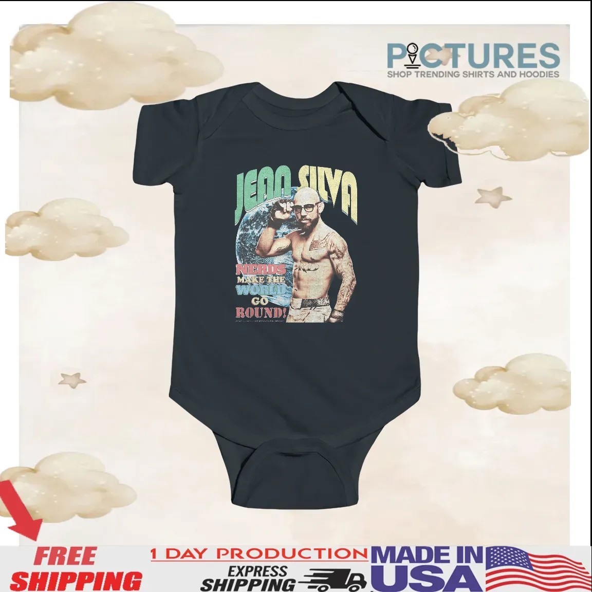 Jean Silva Globe Nerds Make The World Go Round Vintage T Shirt