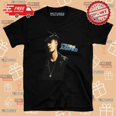 Jessica Biel Wearing Justin Timberlake Justified T Shirt