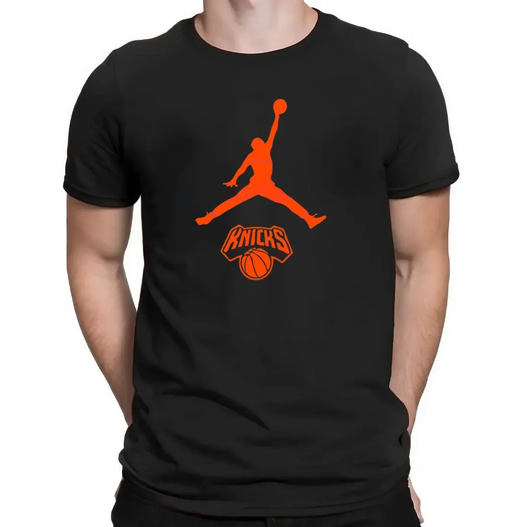 Jordan New York Knicks Basketball NBA Playoffs 2025 T Shirt