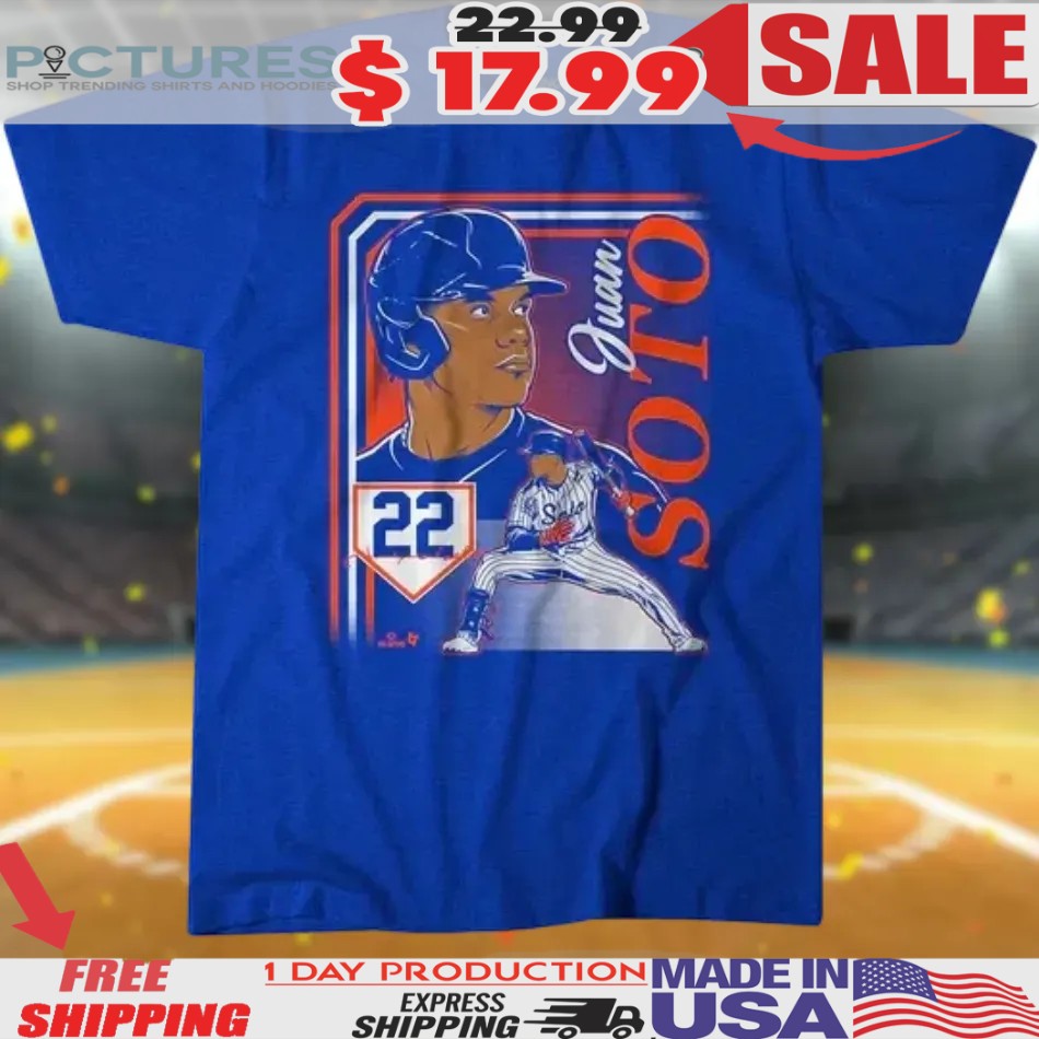 Juan Soto No. 22 New York Mets Collage Frame Shirt