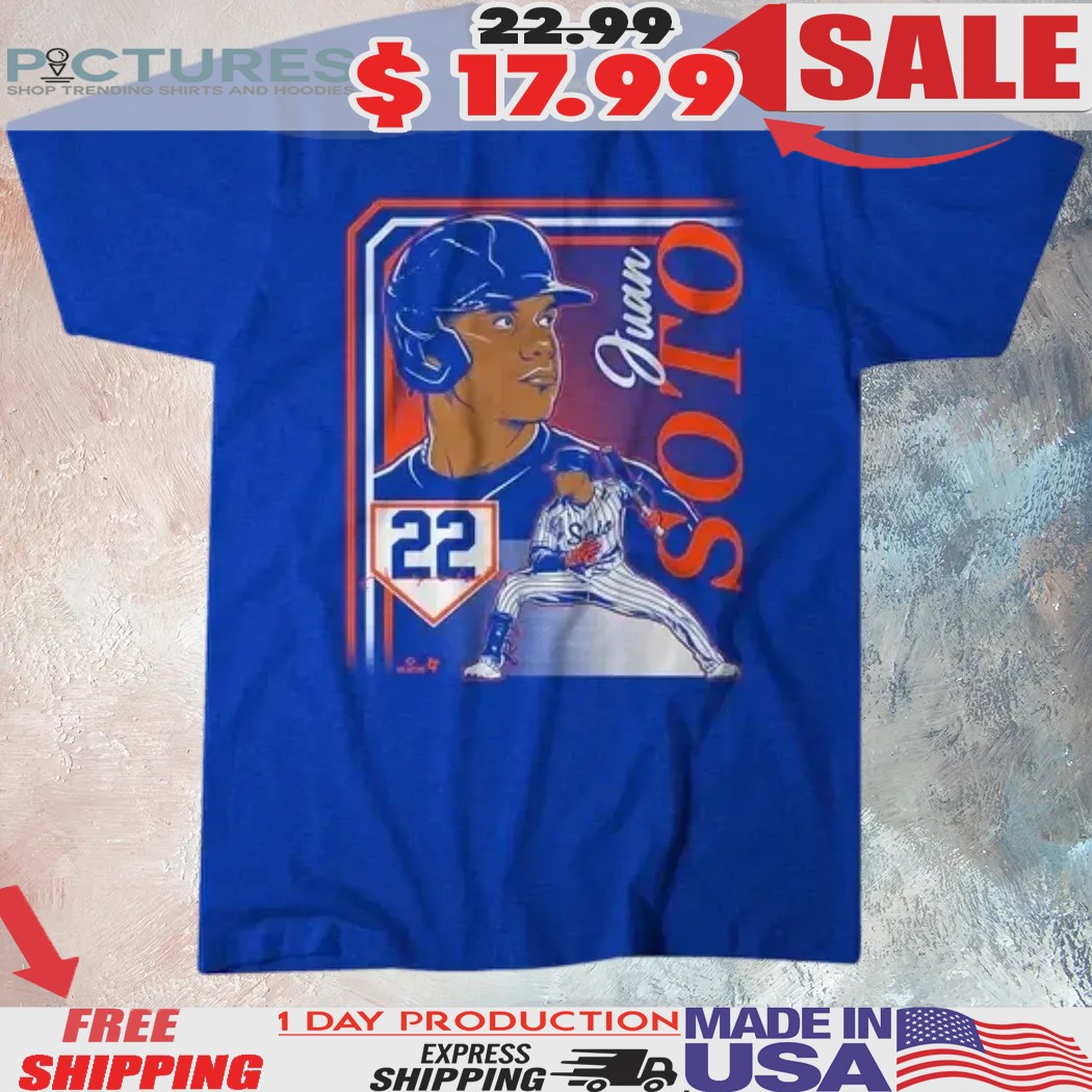 Juan Soto No. 22 New York Mets Collage Frame Shirt