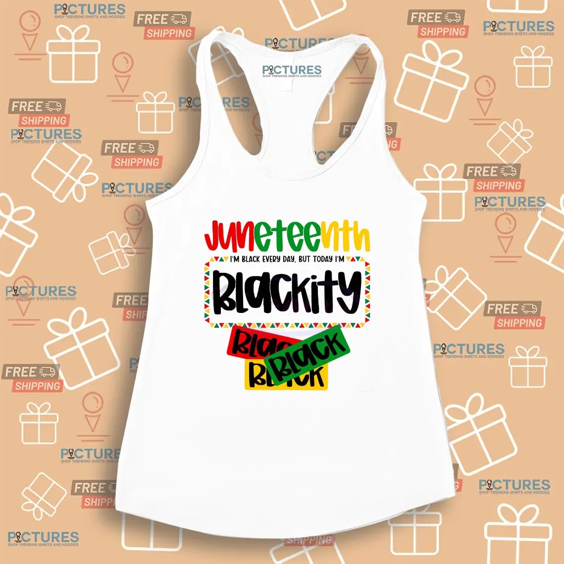 Juneteenth I'm Black every day but today i'm Blackity 1865 Black History T Shirt