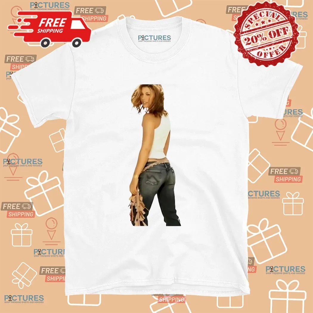 Justin Timberlake Wearing Jessica Biel Photo T Shirt