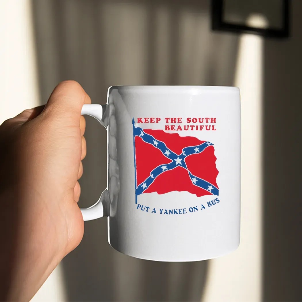 Keep The Soul Beautiful Put A Yankee On A Bus Confederate Flag Shirt