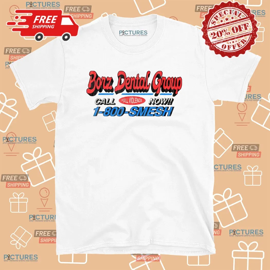 Khamzat Chimaev Borz Dental Group We Fix What We Break Smesh Everybody Call Now T Shirt