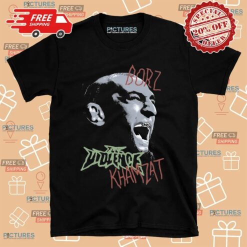 Khamzat Chimaev Borz Smesh Run With The Wolf Underground MMA Fan T Shirt