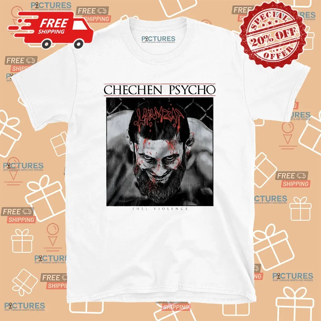 Khamzat Chimaev Mma Fighter Scary Look Deathcore Aesthetic T Shirt