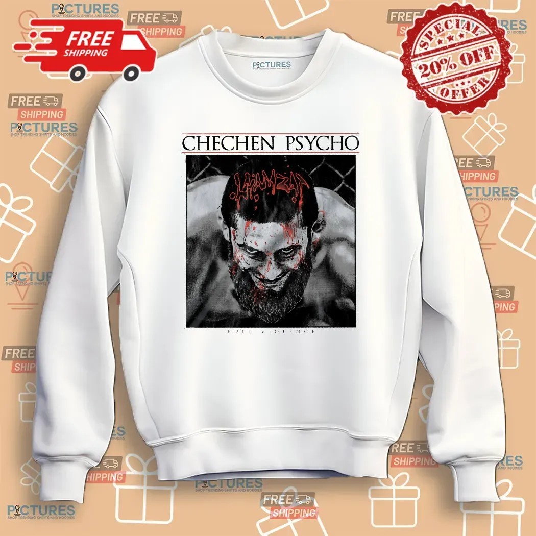 Khamzat Chimaev Mma Fighter Scary Look Deathcore Aesthetic T Shirt