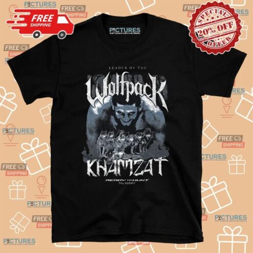 Khamzat Chimaev Borz Scary Look Leader Of The Wolfpack Ready To Hunt T Shirt