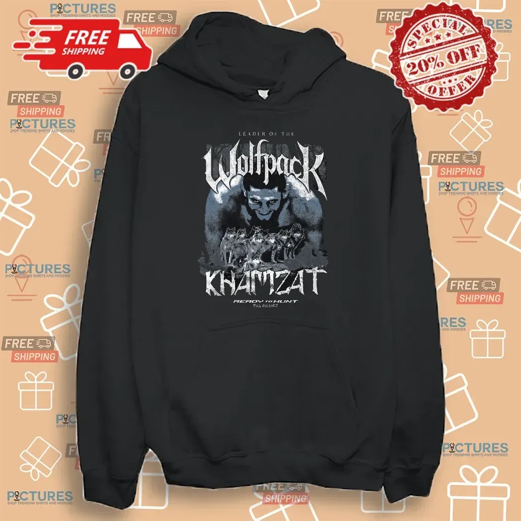 Khamzat Chimaev Scary Look Leader Of The Wolfpack Ready To Hunt T Shirt