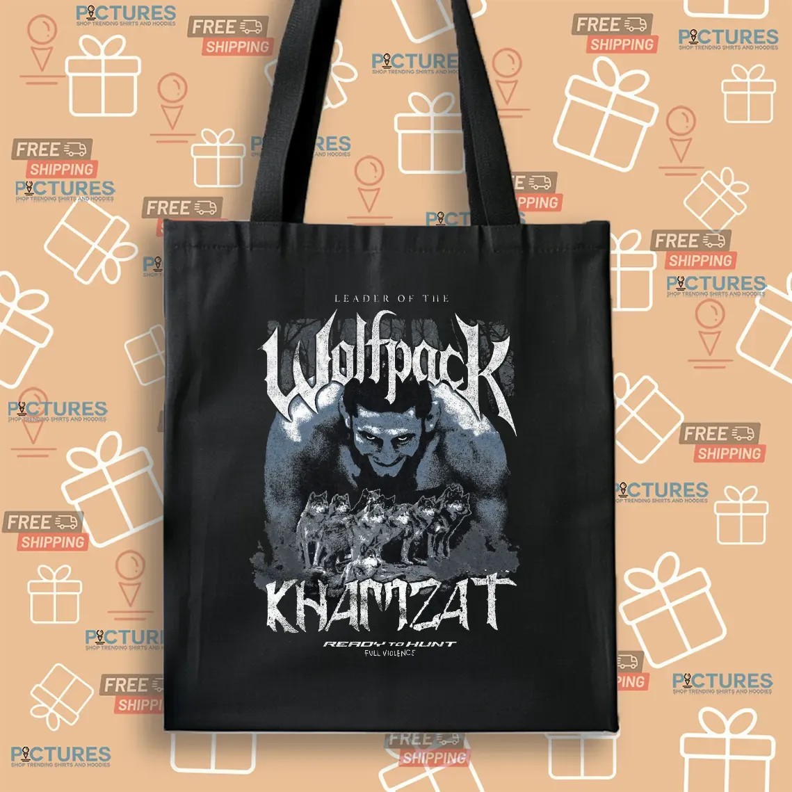 Khamzat Chimaev Scary Look Leader Of The Wolfpack Ready To Hunt T Shirt
