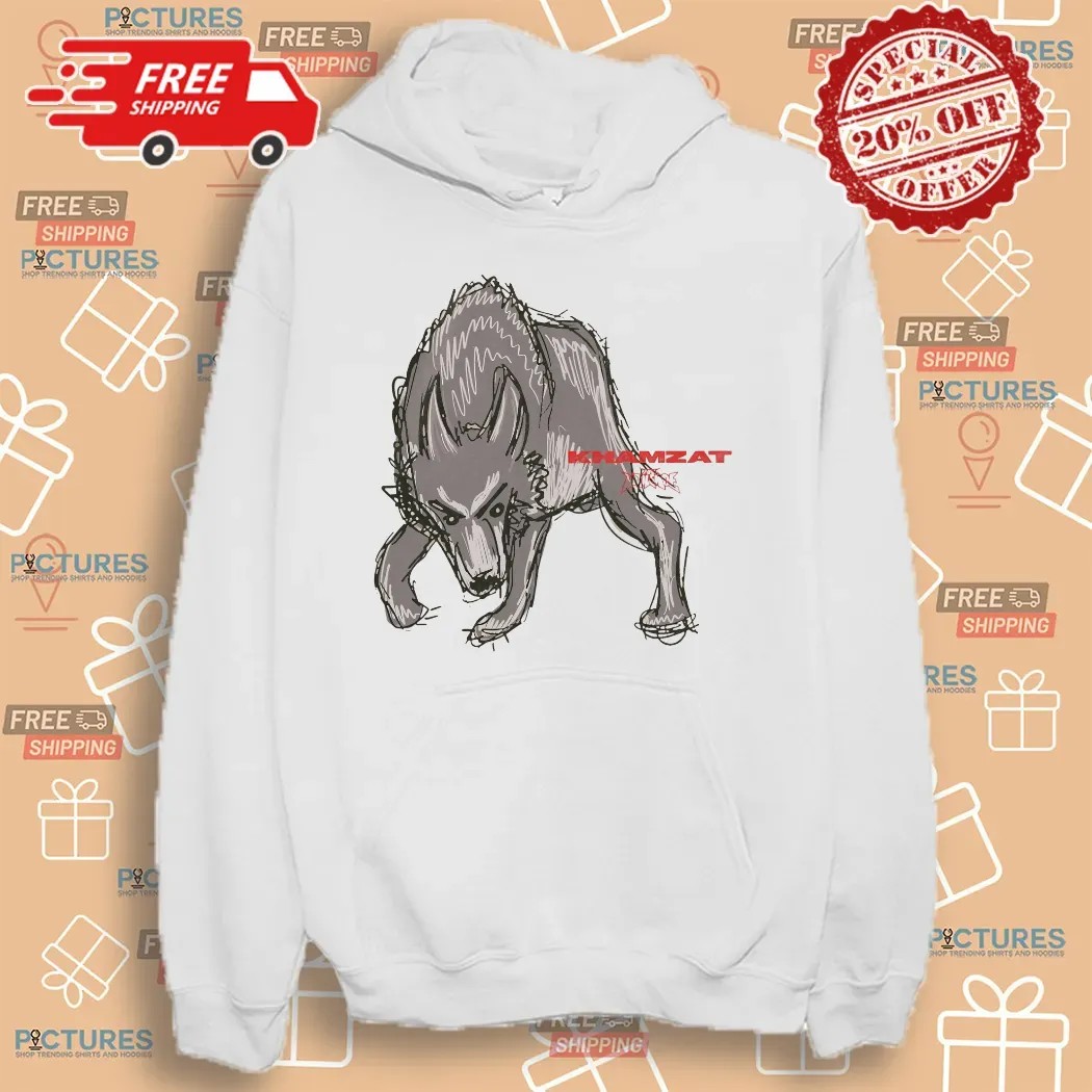 Khamzat Chimaev Wolf Scary Look I'm Coming For Everybody T Shirt
